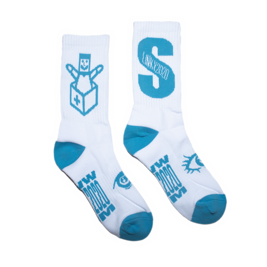 More is More Socks - White