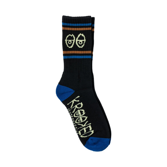 Eyes Socks - Black / Blue