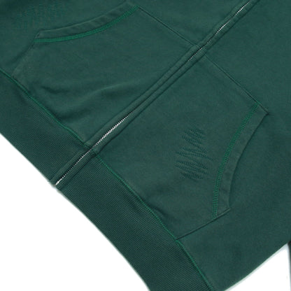 Sports Spray Zip Hoodie - Green