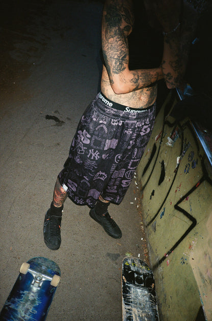 More is More Mesh Shorts - Black