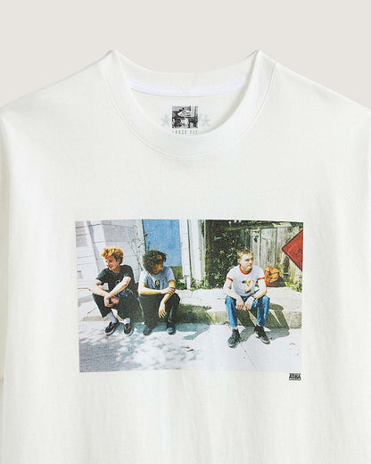 Atiba Haze Curb Crew Tee - White
