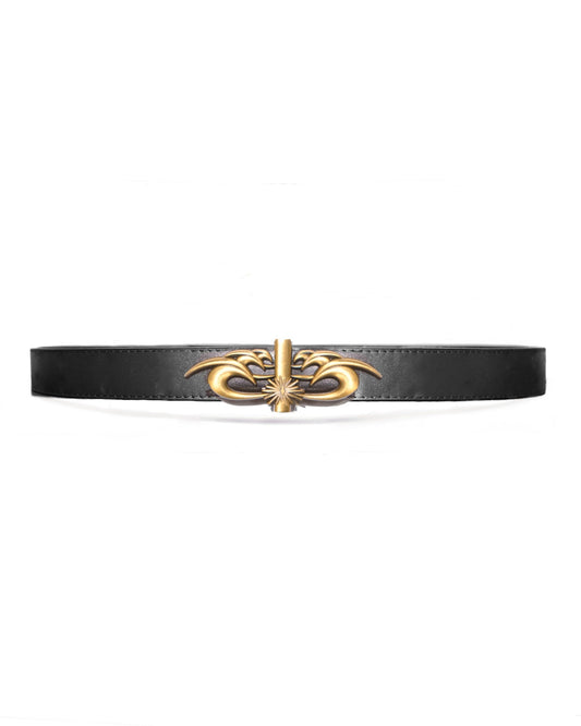 Moses Thin Belt - Vintage Gold