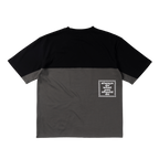 Waza Panelled Tee - Grey / Black
