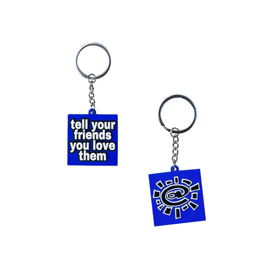 TYFYLT Double Sided Keyring - Blue