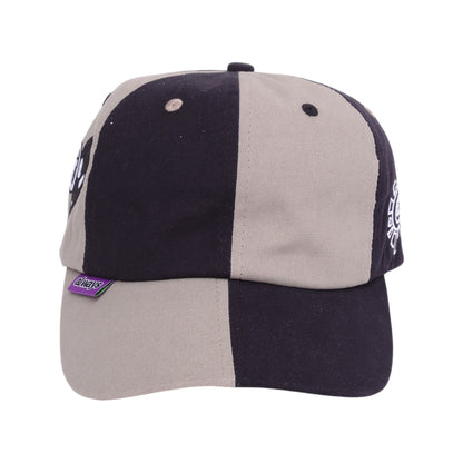 2 Tone 6 Panel Cap - Grey / Black