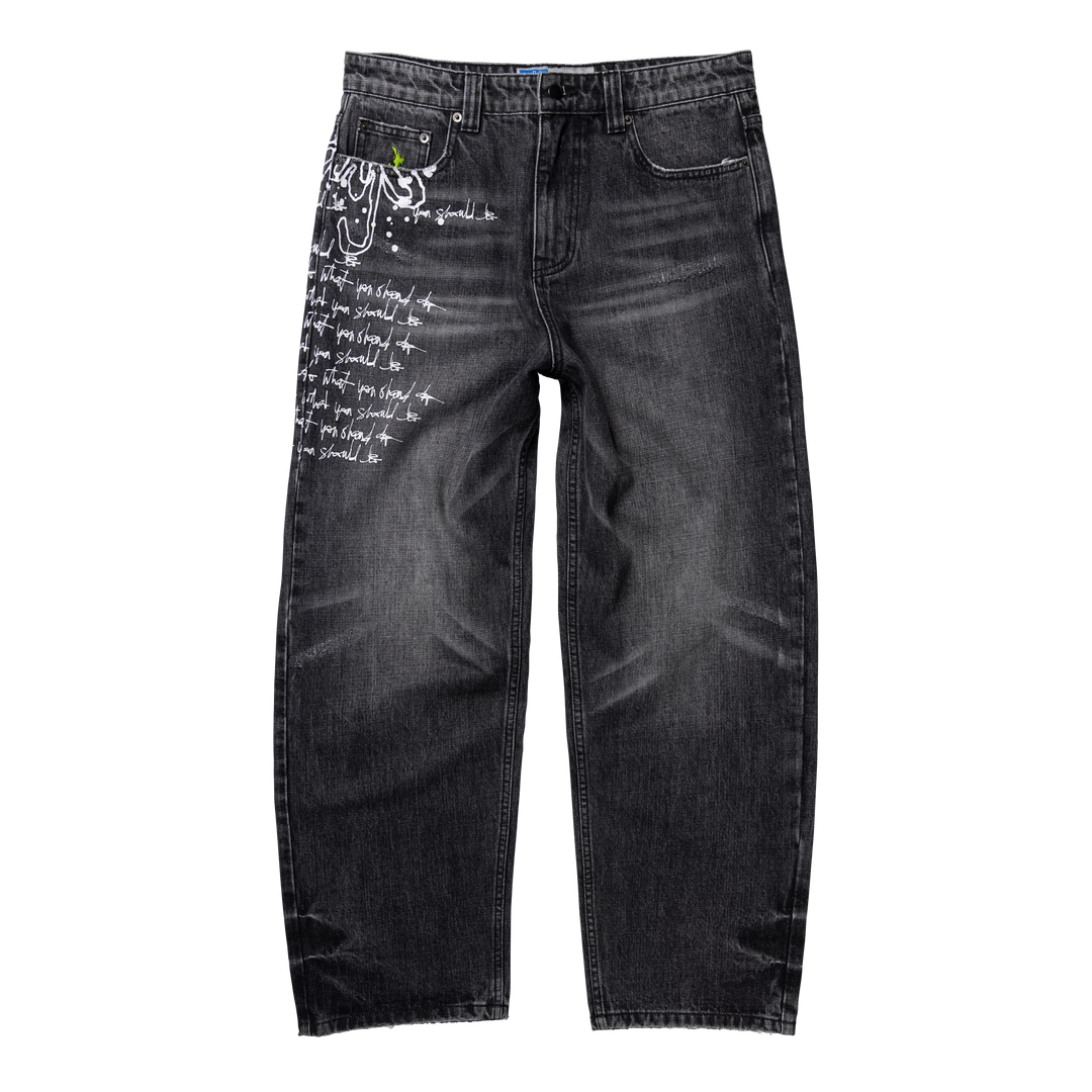Waze Jeans - Washed Black