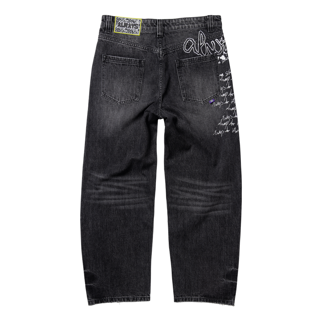 Waze Jeans - Washed Black
