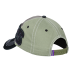 5 Panel Human Logo Cap - Sage / Grey / Black
