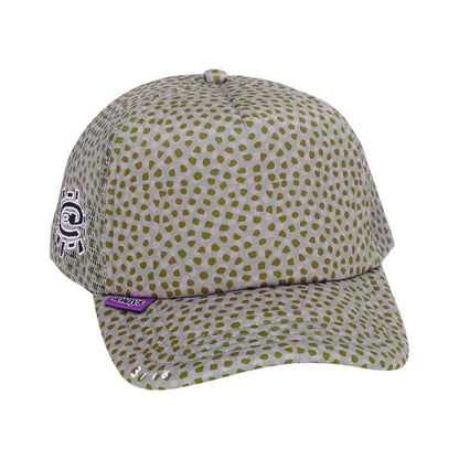 Coral Pattern Trucker Cap - Green
