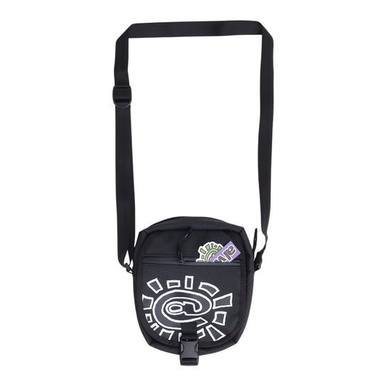 6 Pocket Side Trapper Bag - Black
