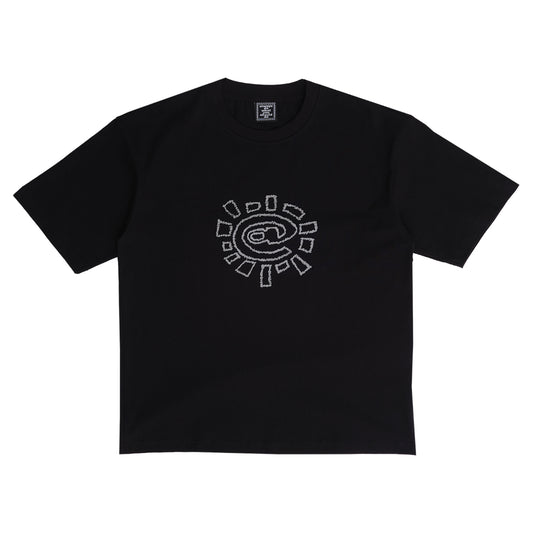 Sketchy @Sun Tee - Black