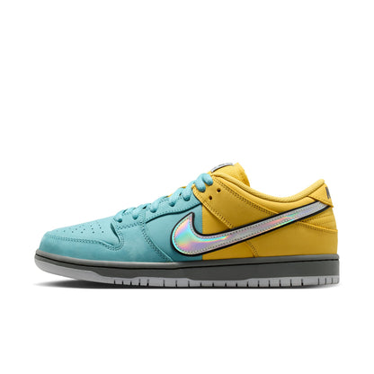 Dunk Low Pro "Muni Fast Pass" - Laranja Segurança / Cinzento Lobo / Castanho
