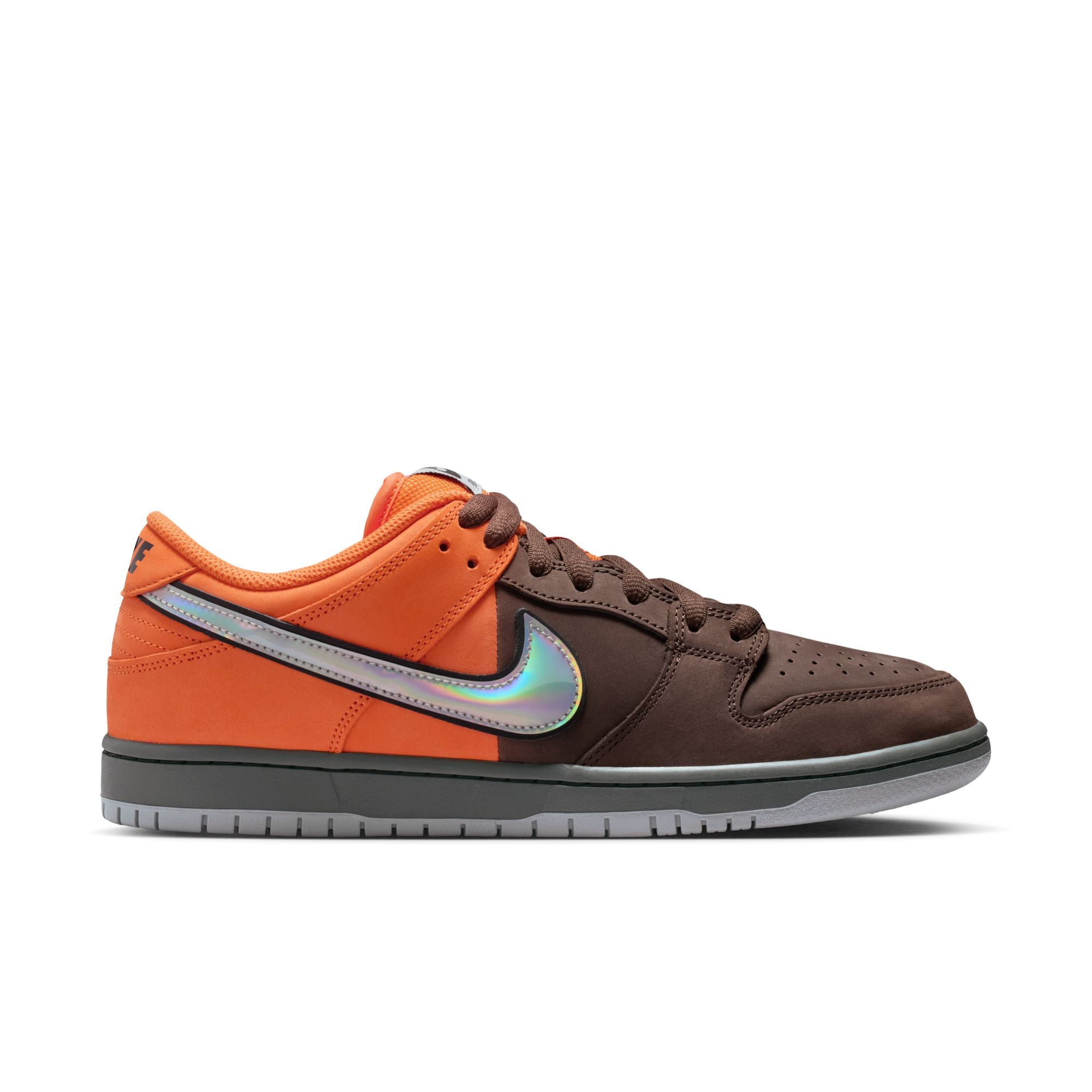 Nike SB Dunk Low SF Muni Fast Pass Shoes - Safety Orange / Brown