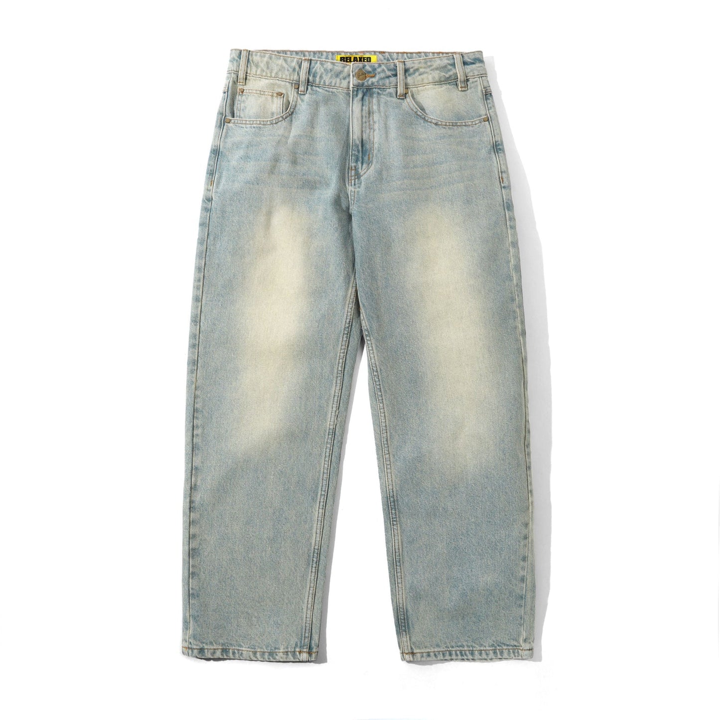 Ace Denim Jeans - Distressed Light Blue