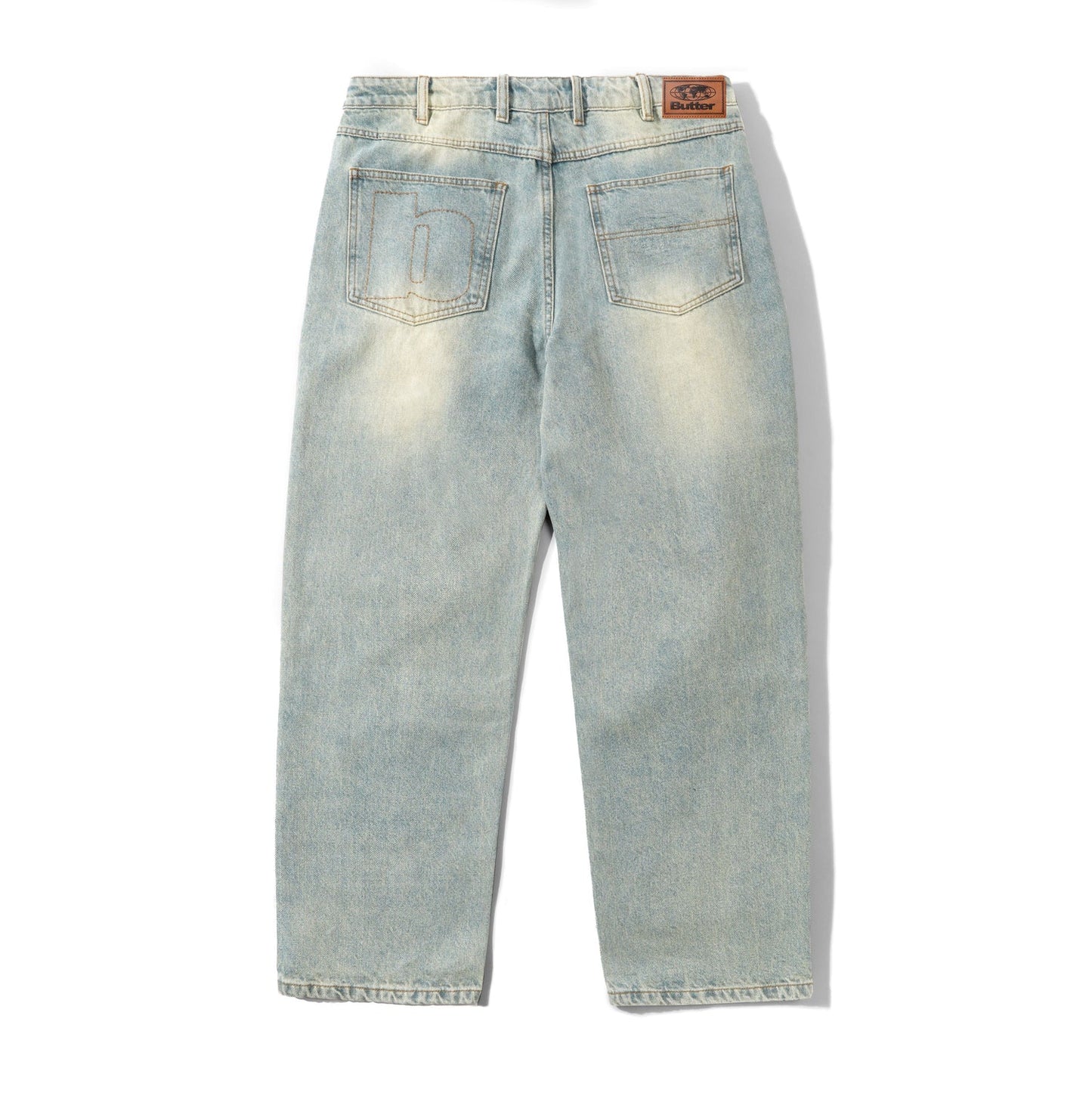 Ace Denim Jeans - Distressed Light Blue