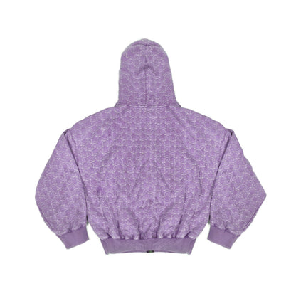 All Star Zip Up Hoodie - Acid Purple