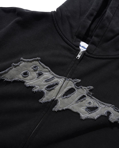 Camisola com Capuz Amplify Zip-Thru - Preto Lavado