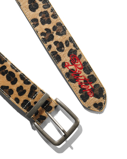 Animal Hide Belt - Leopard