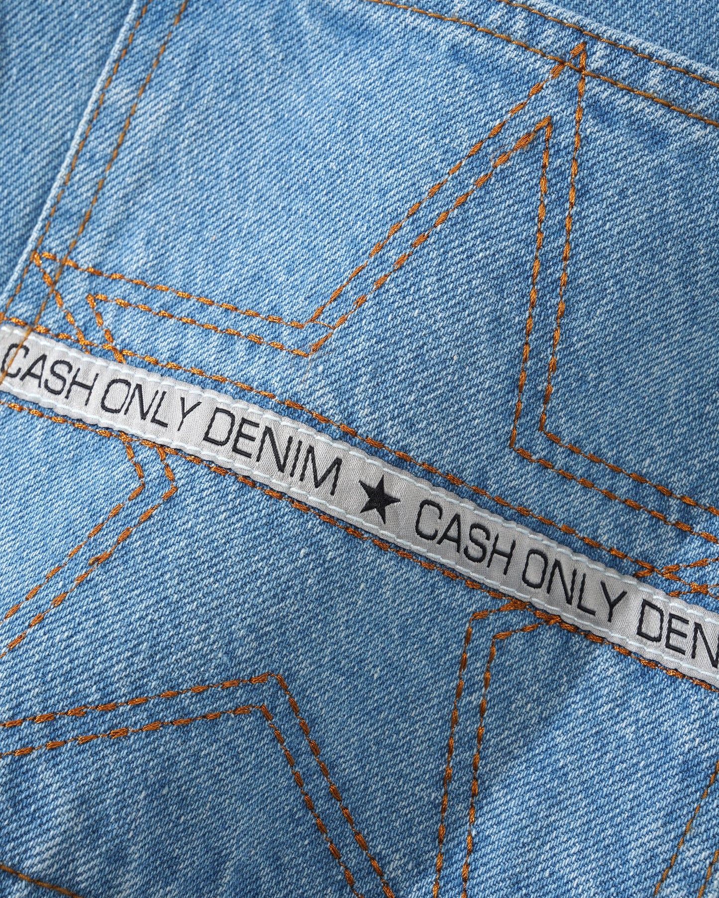 Athletics Denim Shorts - Washed Indigo