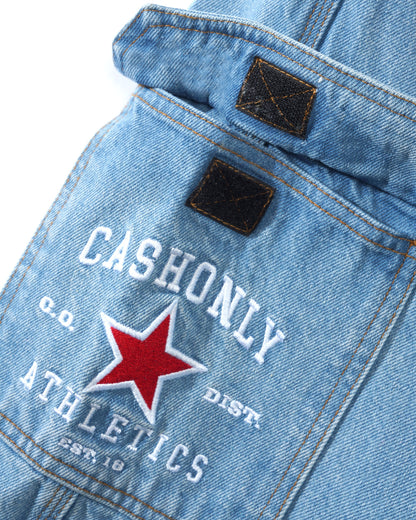 Athletics Denim Shorts - Washed Indigo