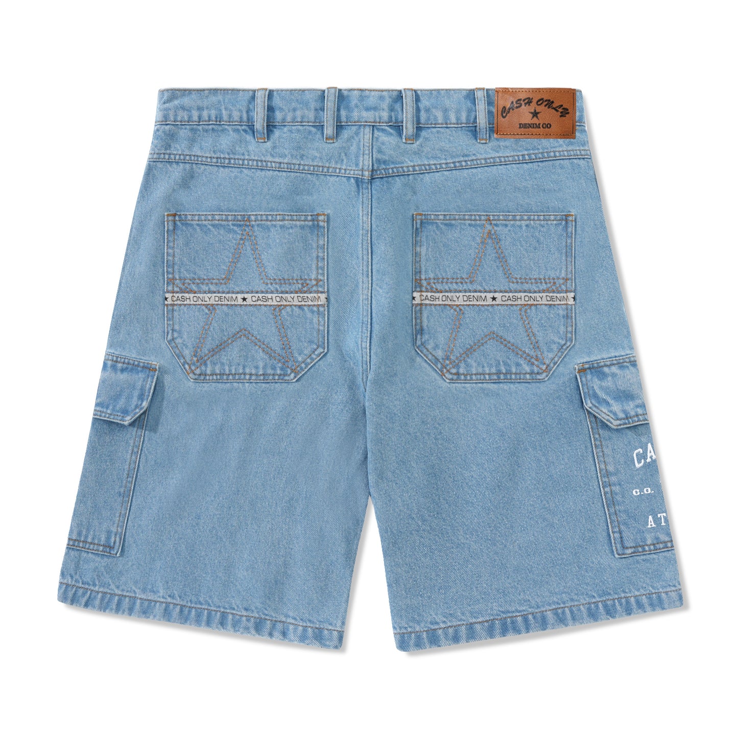 Athletics Denim Shorts - Washed Indigo