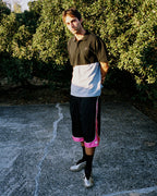 Reversible Court Shorts - Black / Fuchsia