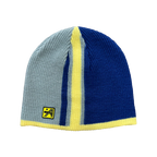 Striped Beanie - Blue / Yellow