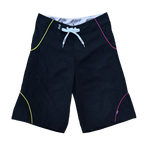 A.I Wrapped Boardshorts - Black / Yellow / Fuchsia