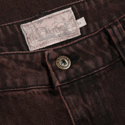 Classic Baggy Denim Pants - Sandblasted Copper