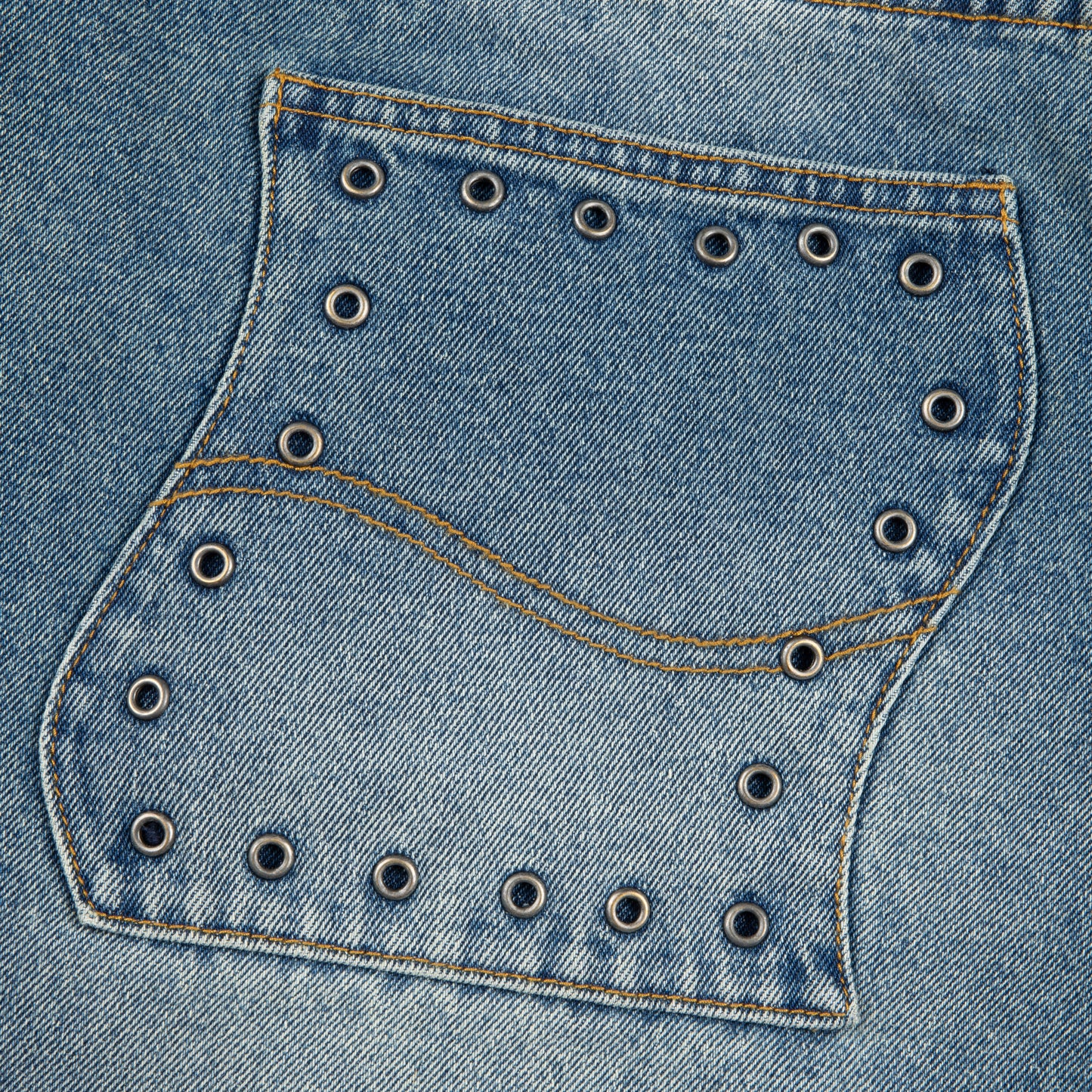 Classic Relaxed Denim Pants - Sandblasted Indigo