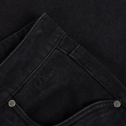 Baggy Denim Pants - Black