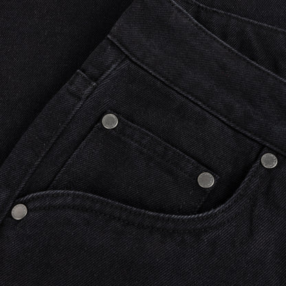 Baggy Denim Pants - Black