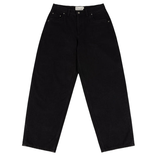 Baggy Denim Pants - Black