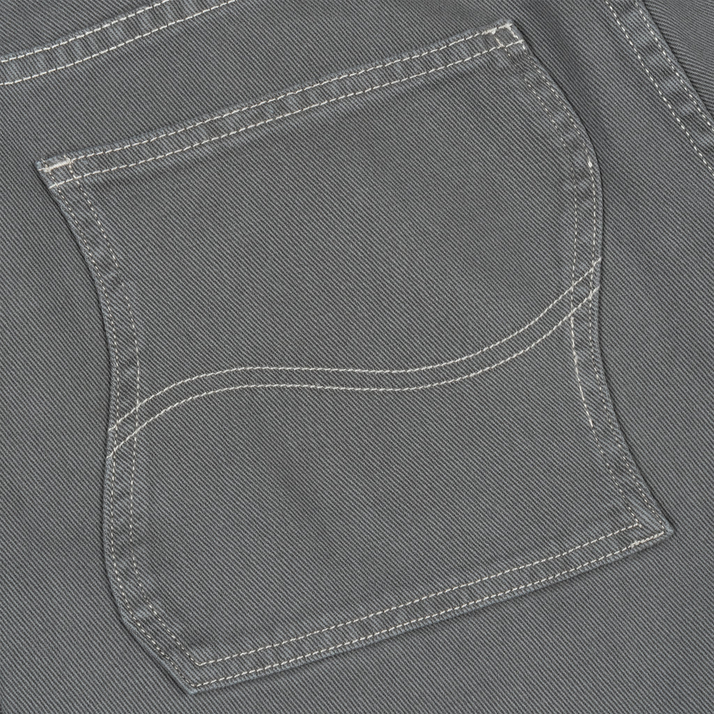 Classic Baggy Denim Pants - Dark Grey