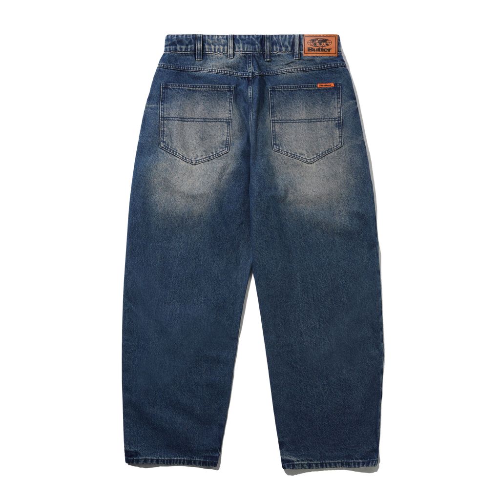 Baggy Denim Jeans - Vintage Indigo Wash