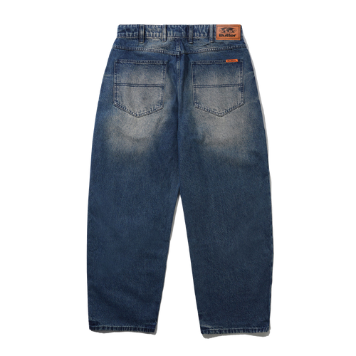 Baggy Denim Jeans - Vintage Indigo Wash