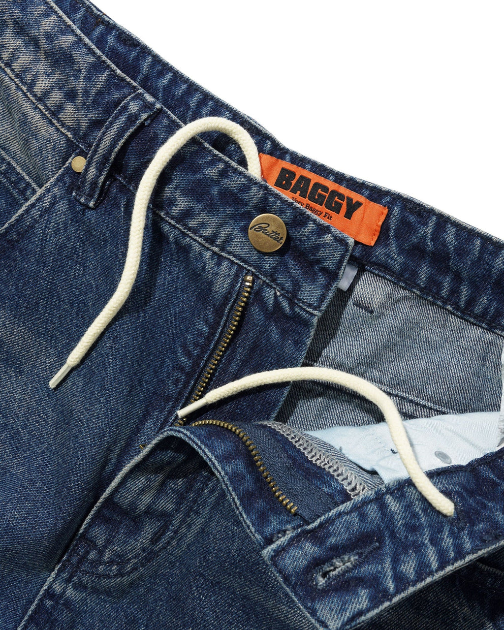 Baggy Denim Jeans - Vintage Indigo Wash