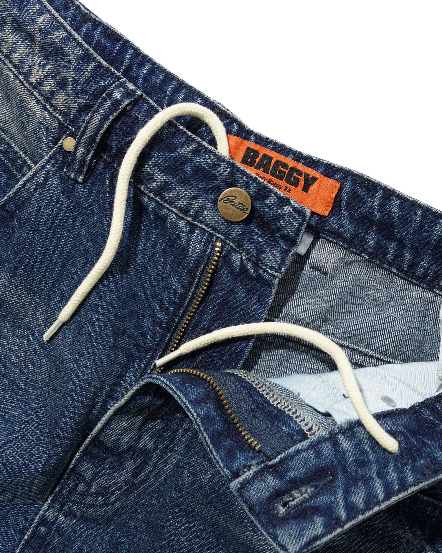 Baggy Denim Jeans - Vintage Indigo Wash