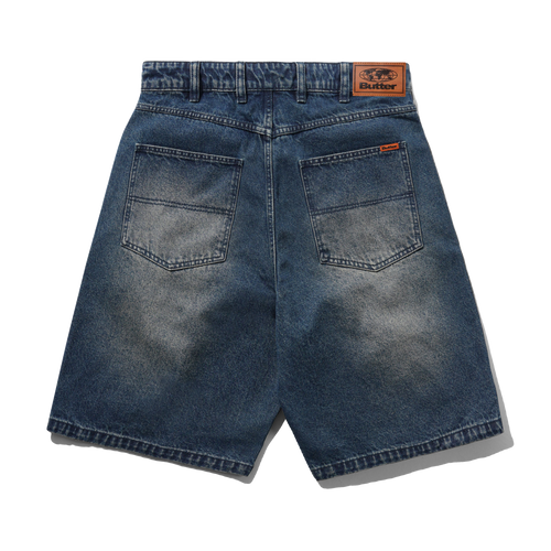 Baggy Denim Shorts - Vintage Indigo Wash