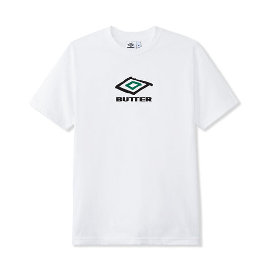 Butter® X Umbro Ball Logo Tee - White