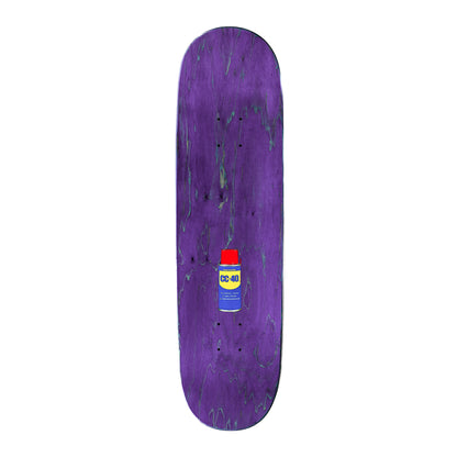 Silver Logo Deck - Purple