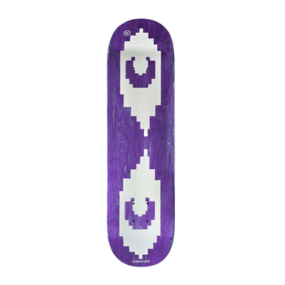 Silver Logo Deck - Purple