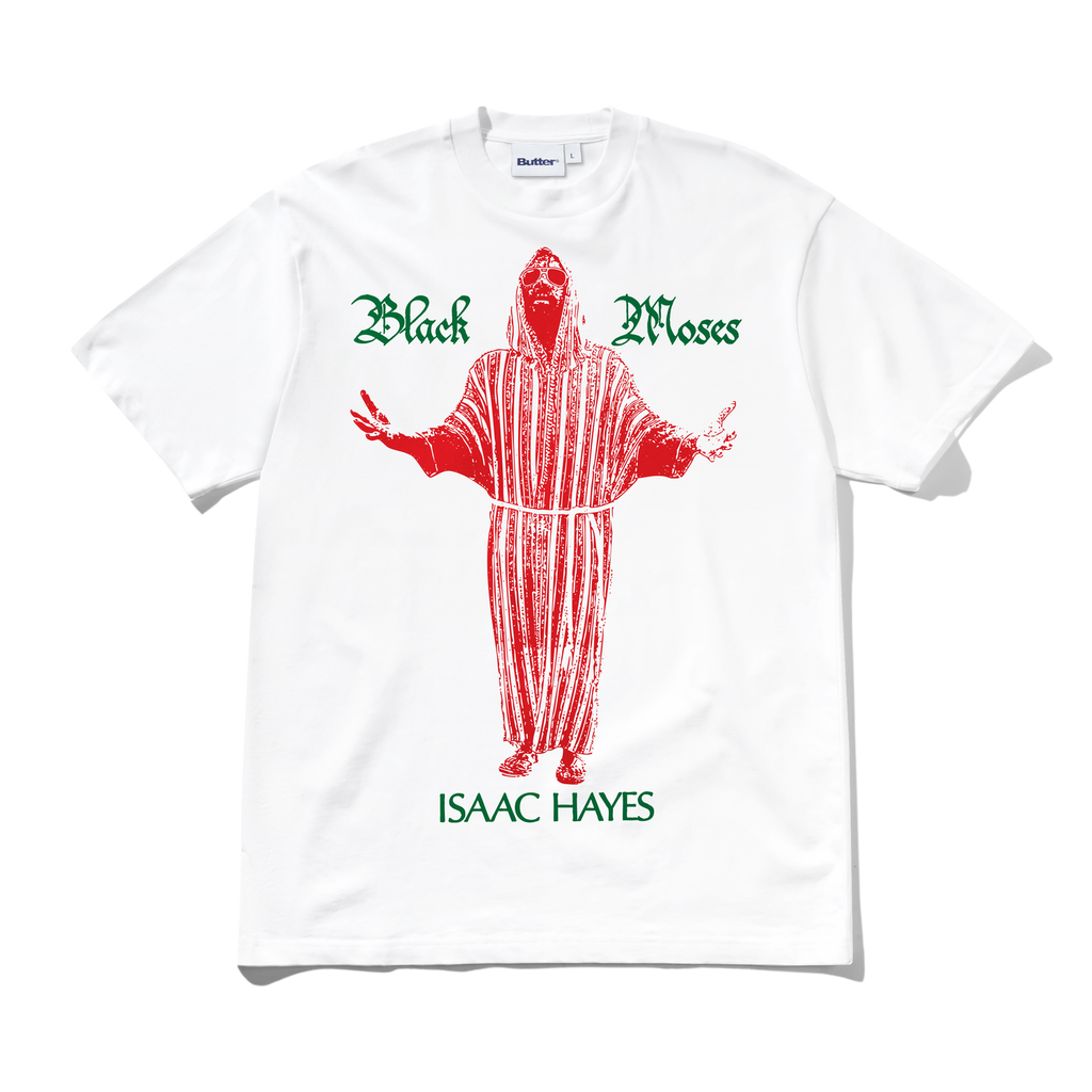 Black Moses Tee - White