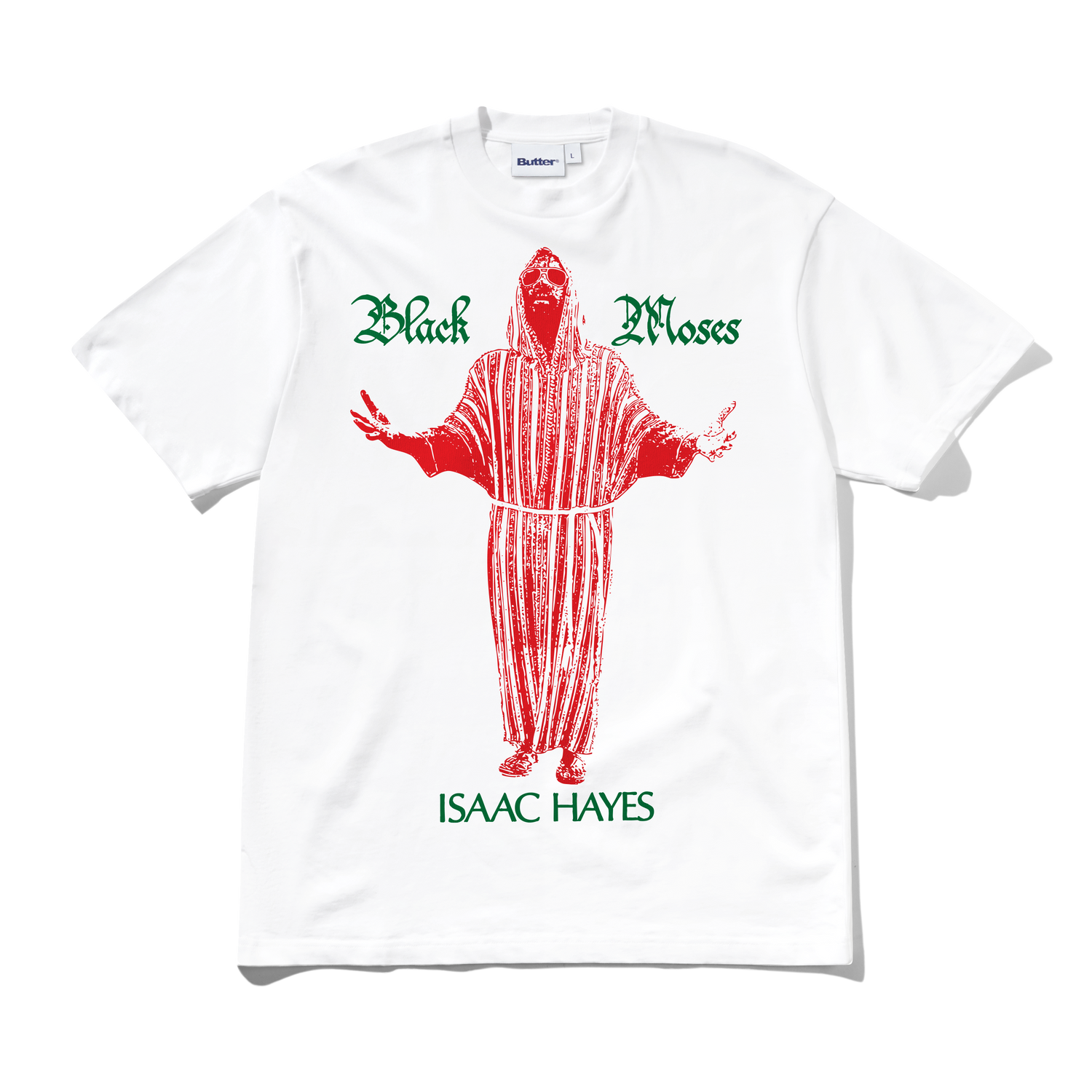 Black Moses Tee - White