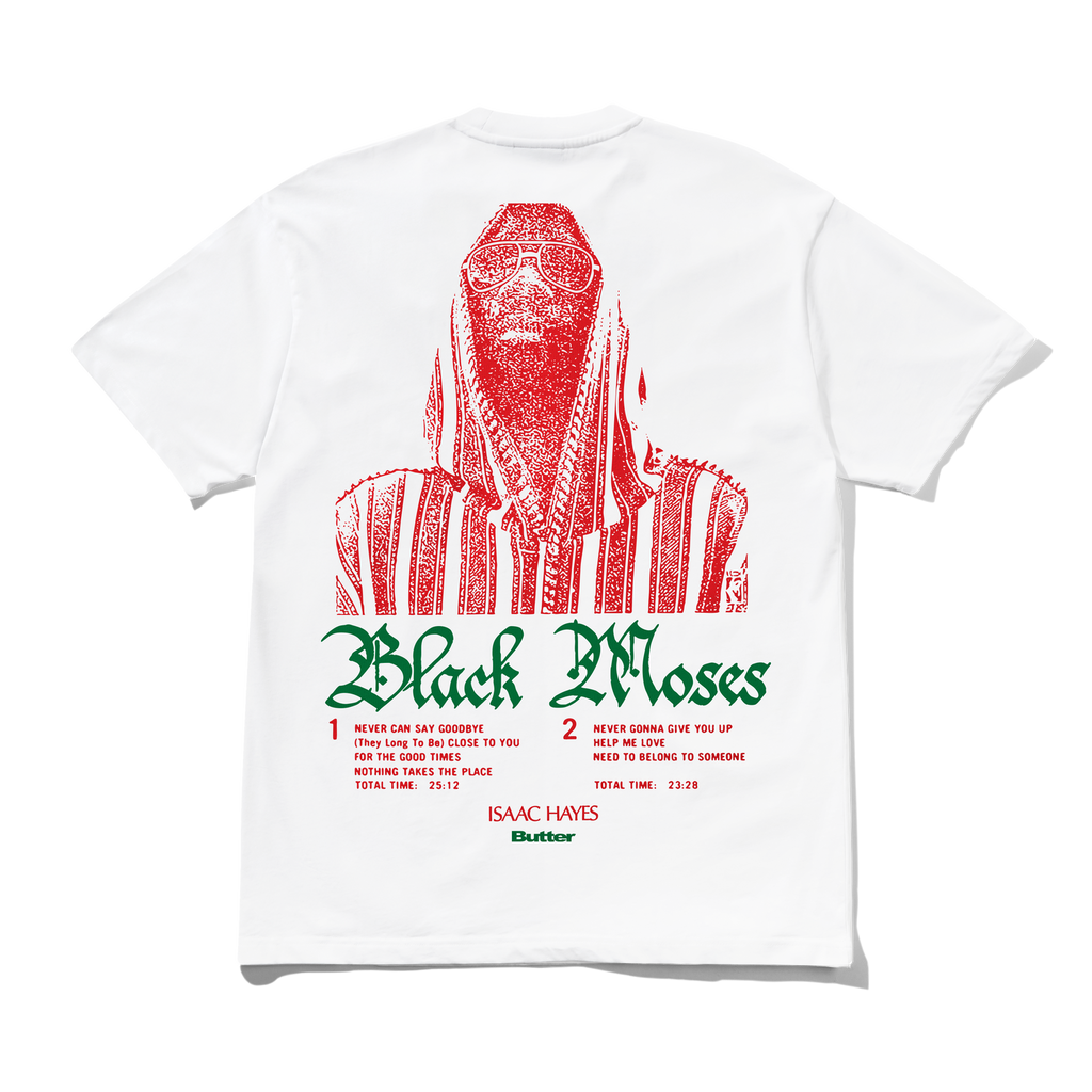 Black Moses Tee - White