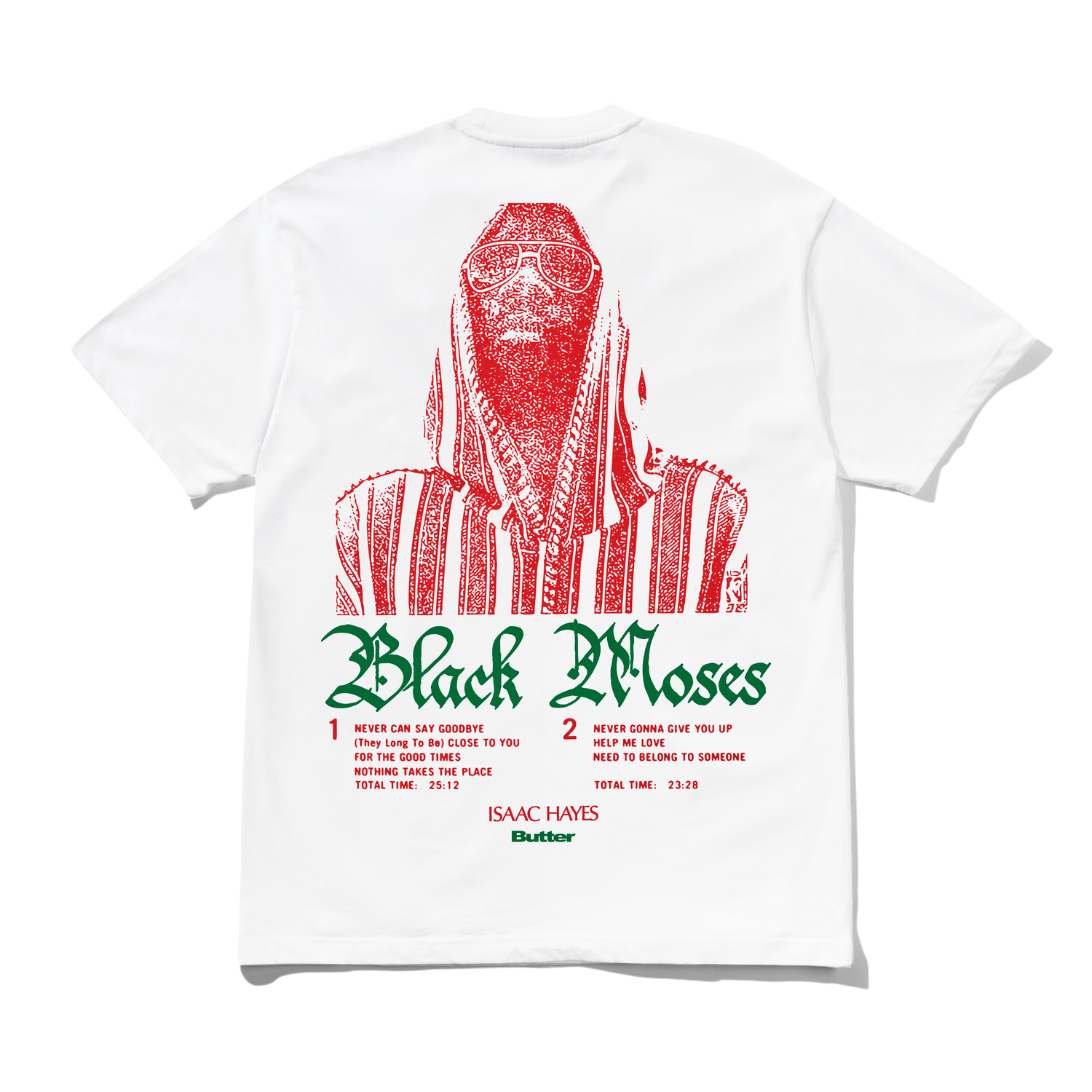 Black Moses Tee - White