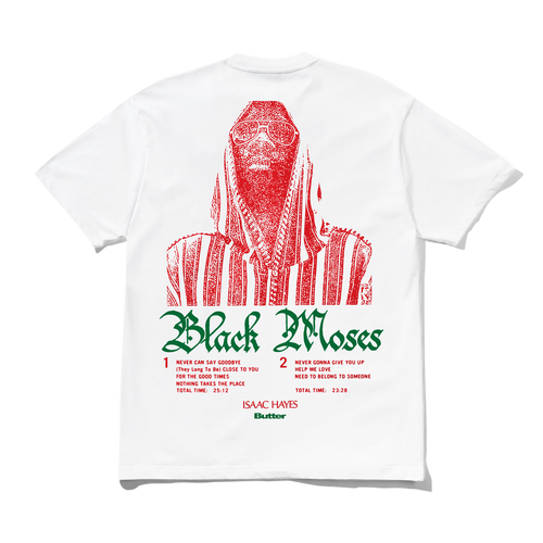 Black Moses Tee - White