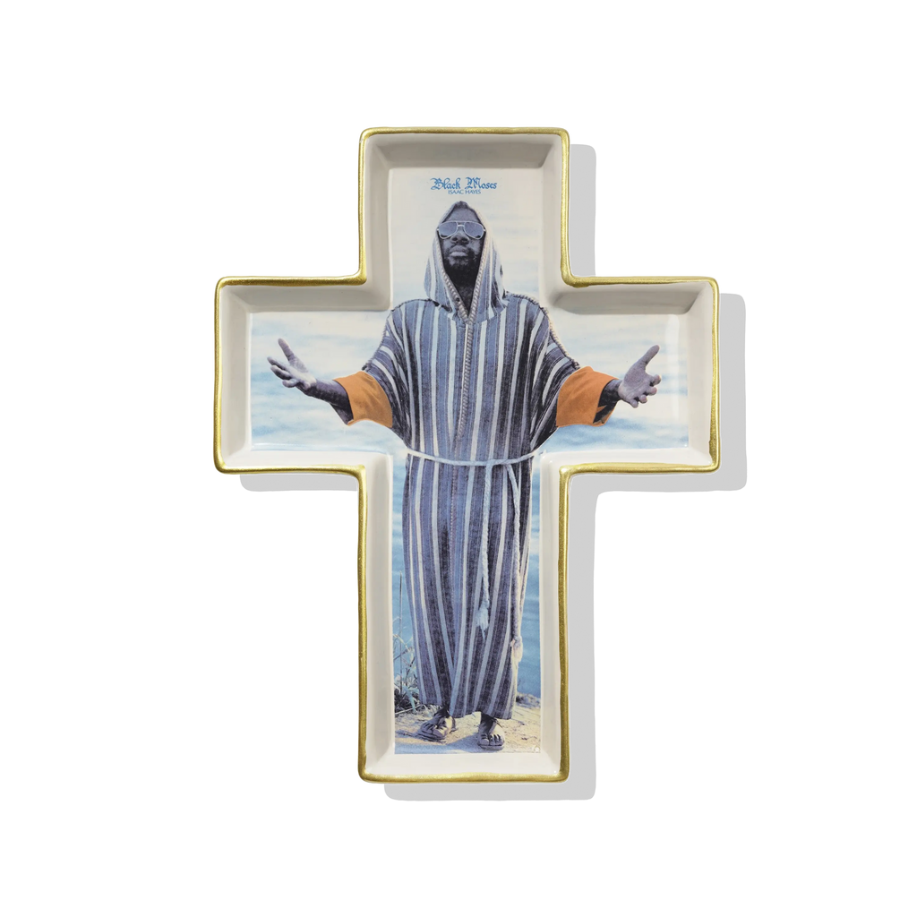 Black Moses Tray - White