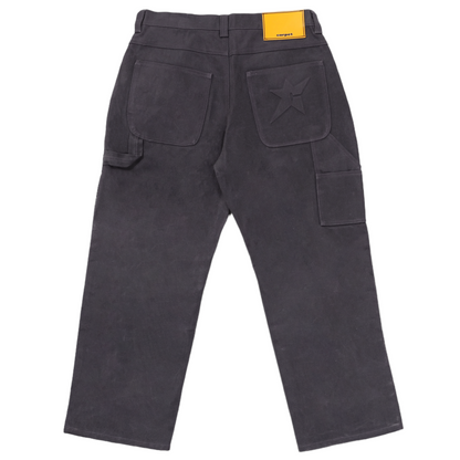 Embossed Work Pants - Charcoal