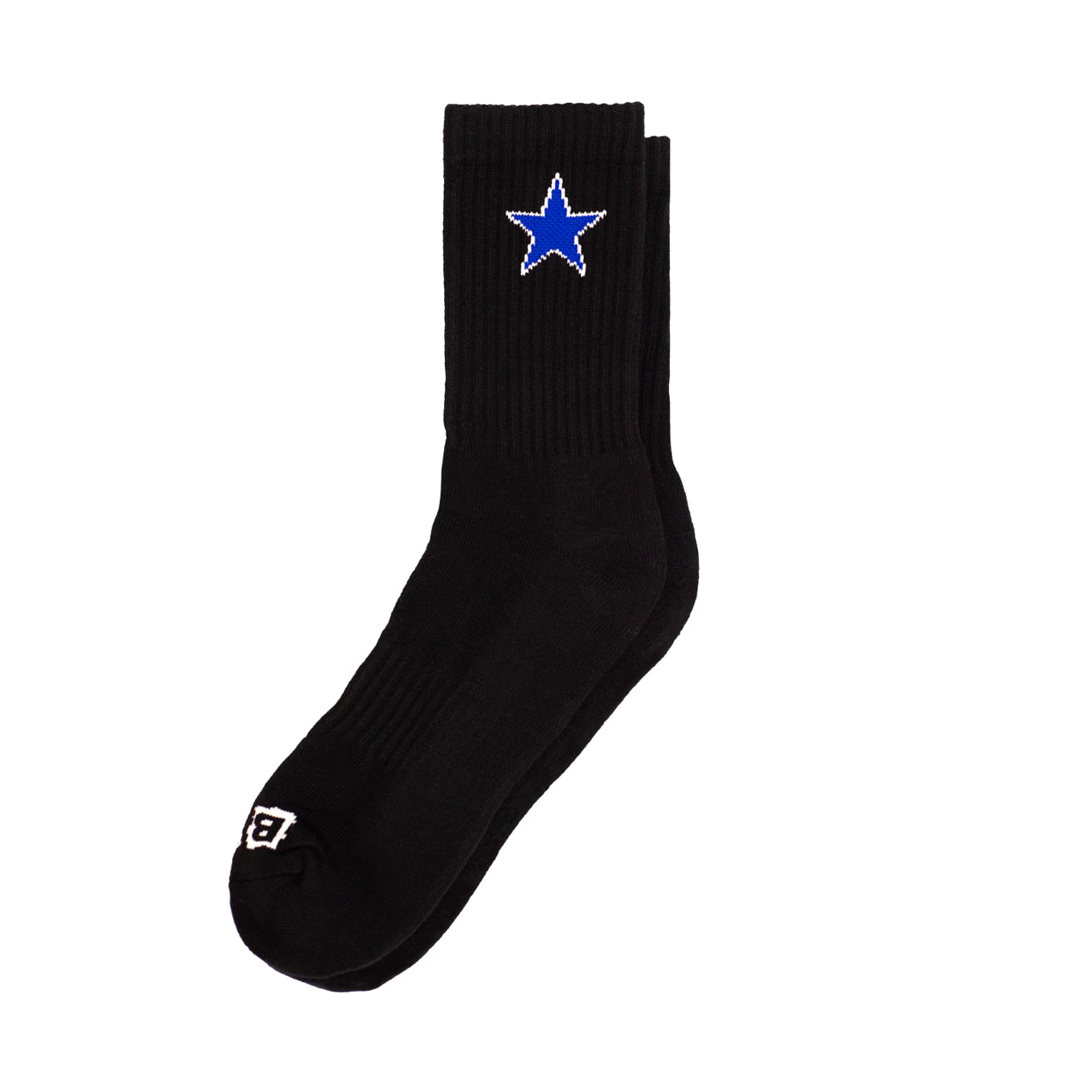 Star Socks - Black / Blue